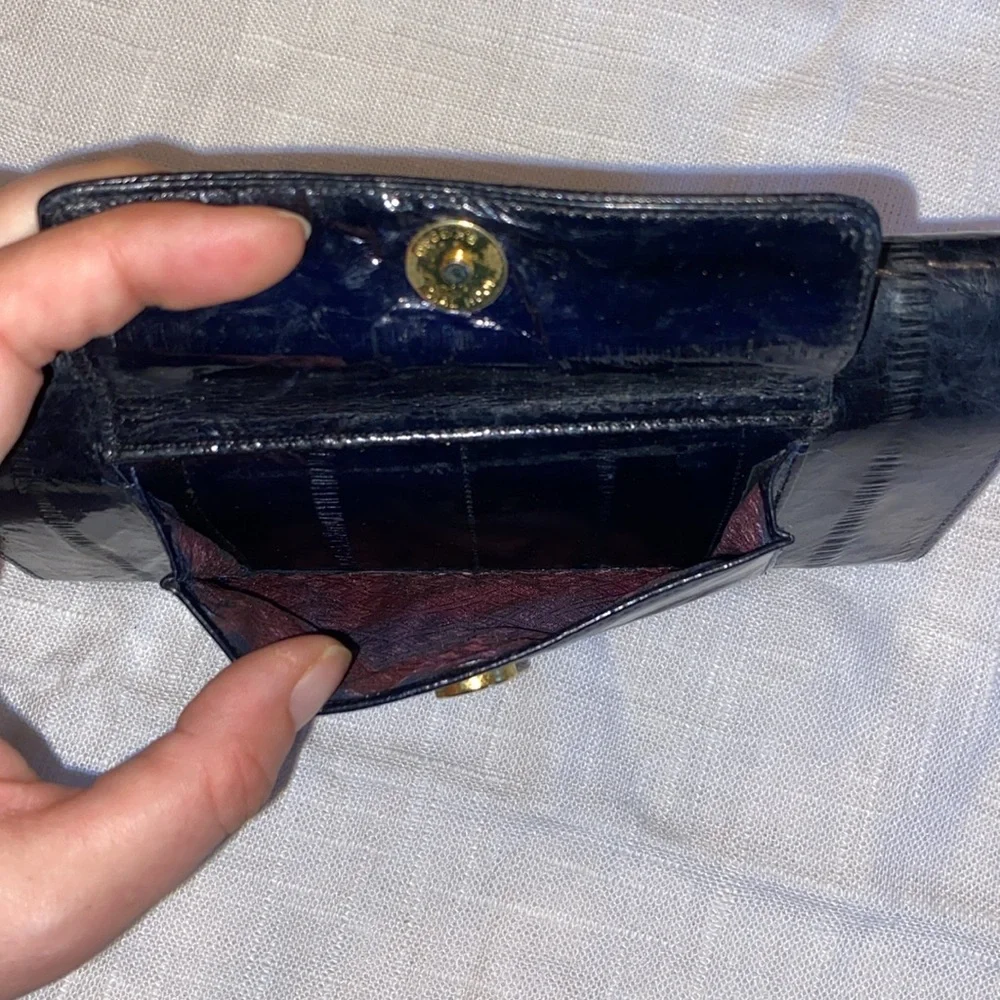 Vintage Wallet, Dark Navy, Pre-Loved, Great Condition, Unknown Brand - Picture 4 of 13